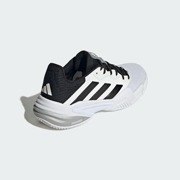 NWT adidas Men’s Barricade 13 Tennis Shoes White/Black/Grey Size 9.5 Sneaker main image 6